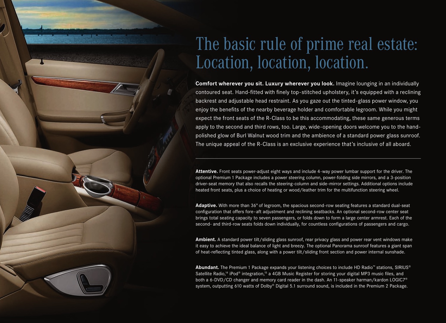 2011 Mercedes-Benz R-Class Brochure Page 17